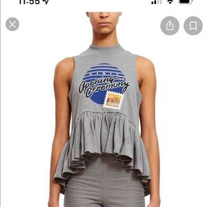 Opening ceremony graphic tank top